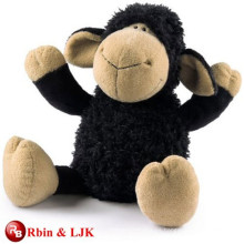 Diseño personalizado de OEM negro oveja peluche de juguete